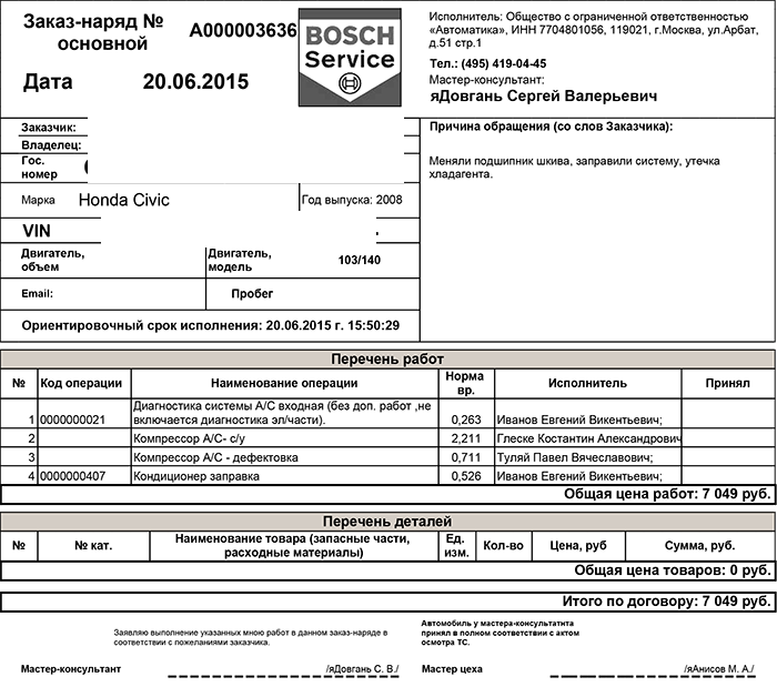 Заправка кондиционера Honda Civic  Заправка кондиционера хонда Civic 